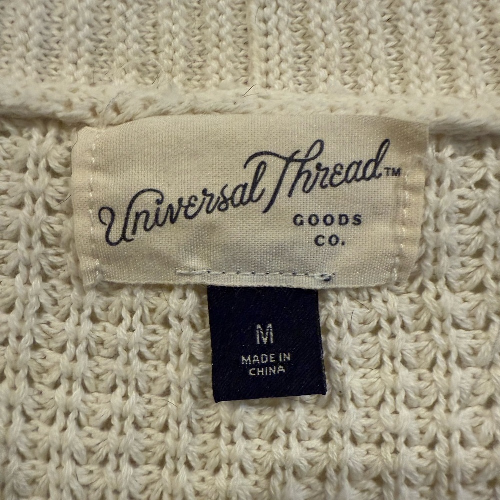 Universal Thread Cream Open-Front Cardigan - Picture 3 of 3
